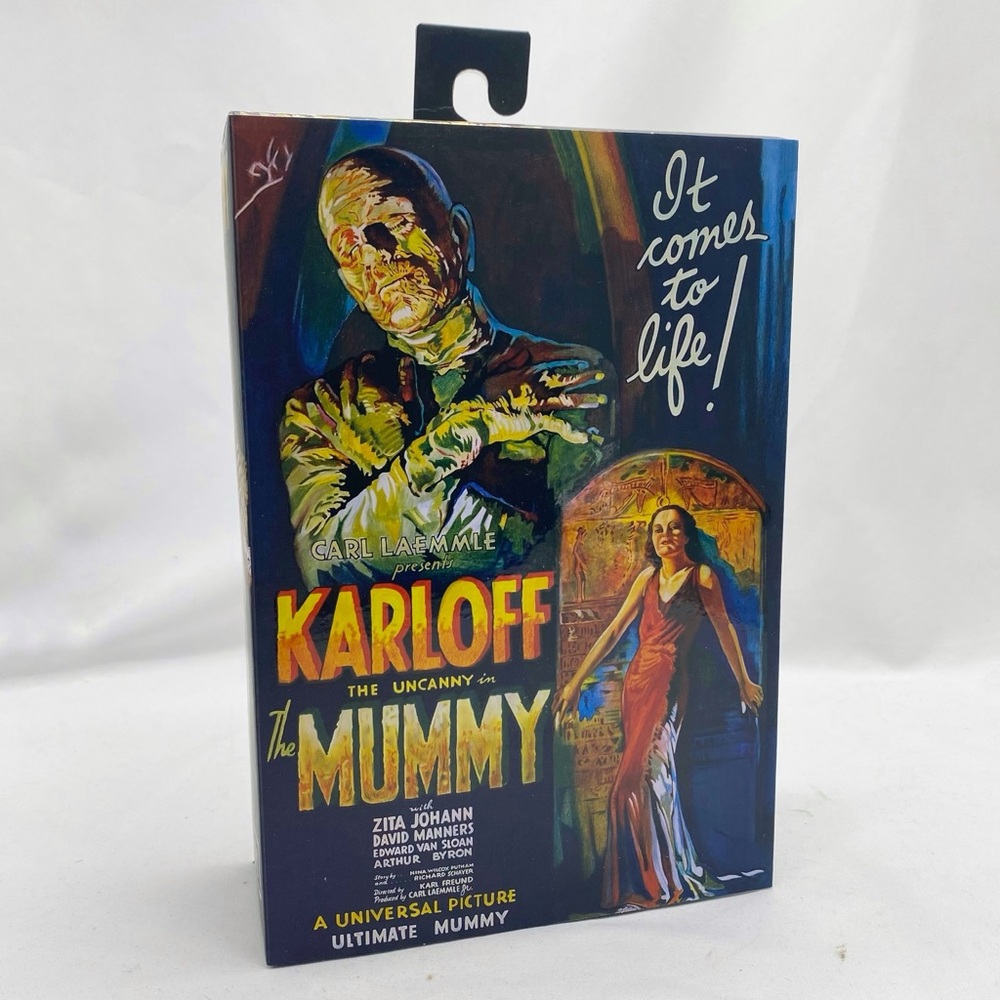 NECA Universal Monsters The Mummy Action Figure New In Box Karloff the Uncanny